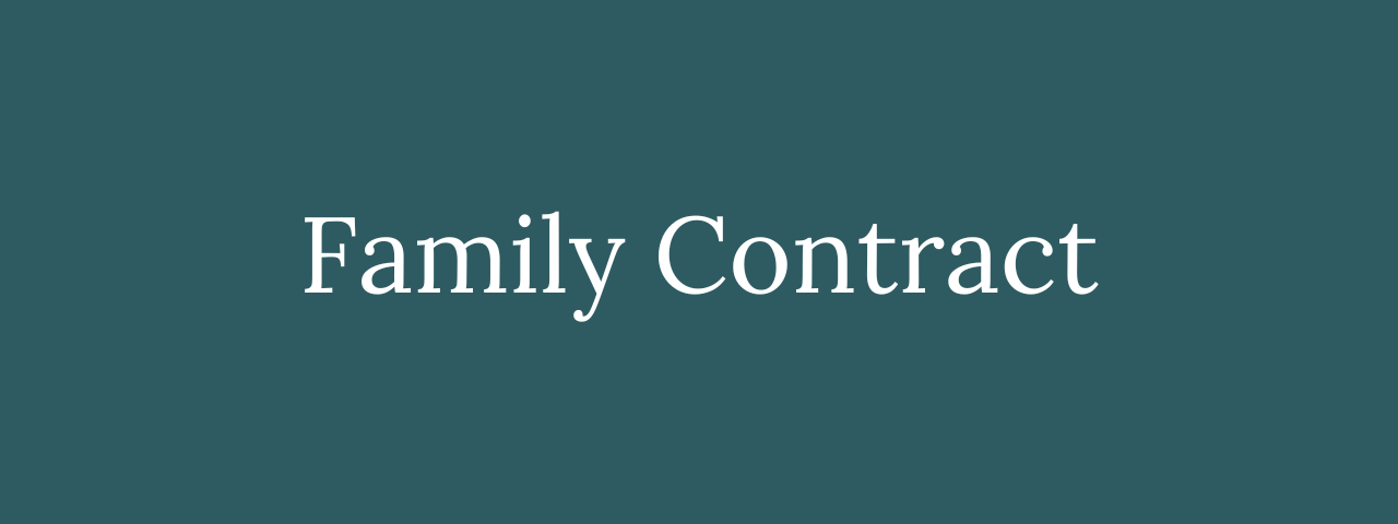 Family Contract